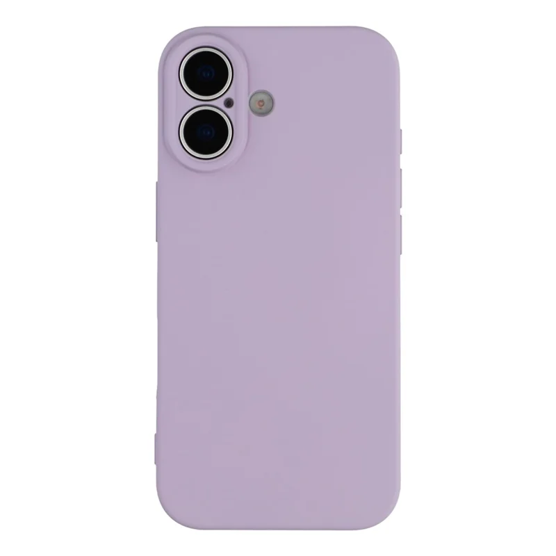 Étui pour iPhone 17 en TPU Souple Avec Doublure en Fibre Anti-Rayures - Violet