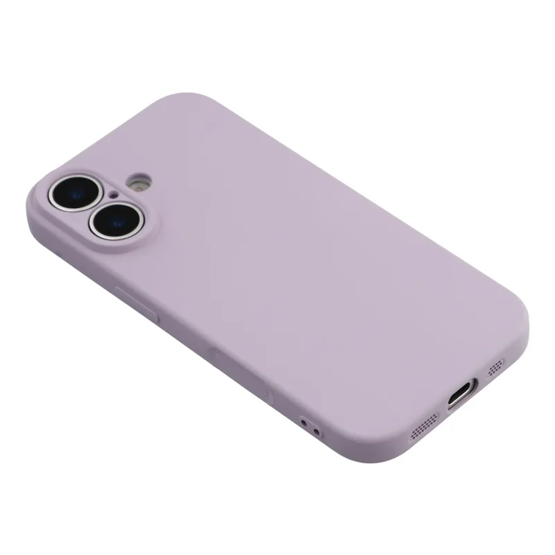 Étui pour iPhone 17 en TPU Souple Avec Doublure en Fibre Anti-Rayures - Violet
