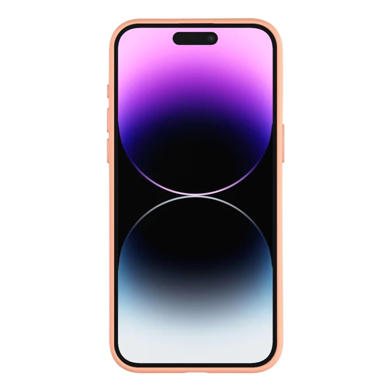 Für iPhone 14 Pro Max Hülle Große Kamera-Fenster Flüssiges Silikon Aromatherapie Handyhülle - Orange
