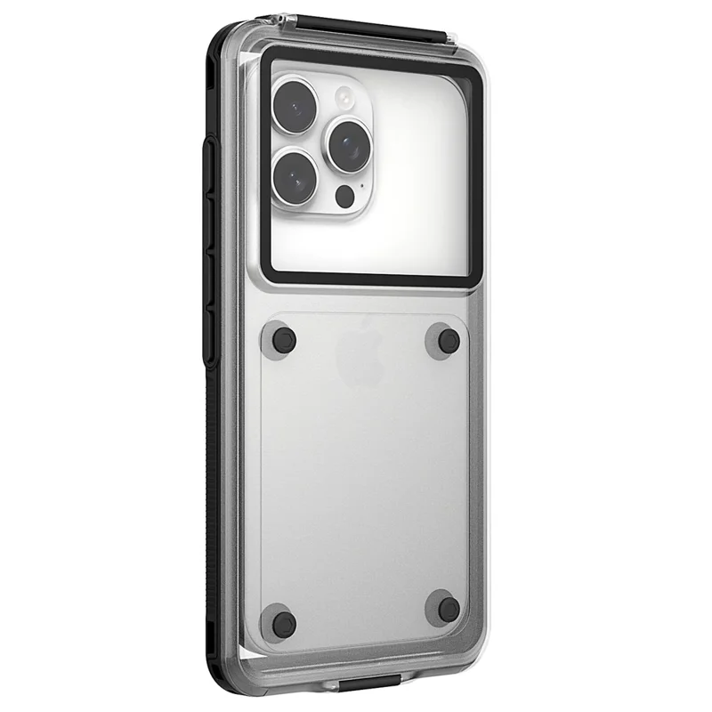 Custodia Impermeabile per iPhone 17 / 16 / 16 Pro / 15 Pro Interno 6,3 pollici Protettore Cellulare IP68 Profondità 30M Accesso Pulsanti