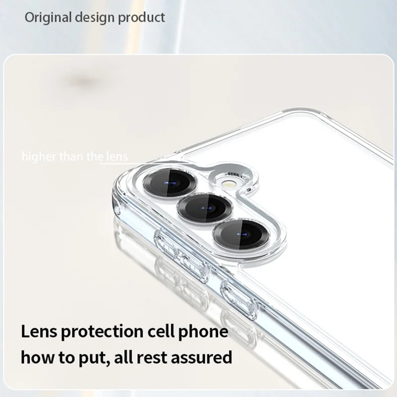 Compra al por mayor de la carcasa magnética del Galaxy S25 de Samsung, cubierta trasera de teléfono de TPU y acrílico, antiamarillento - Azul