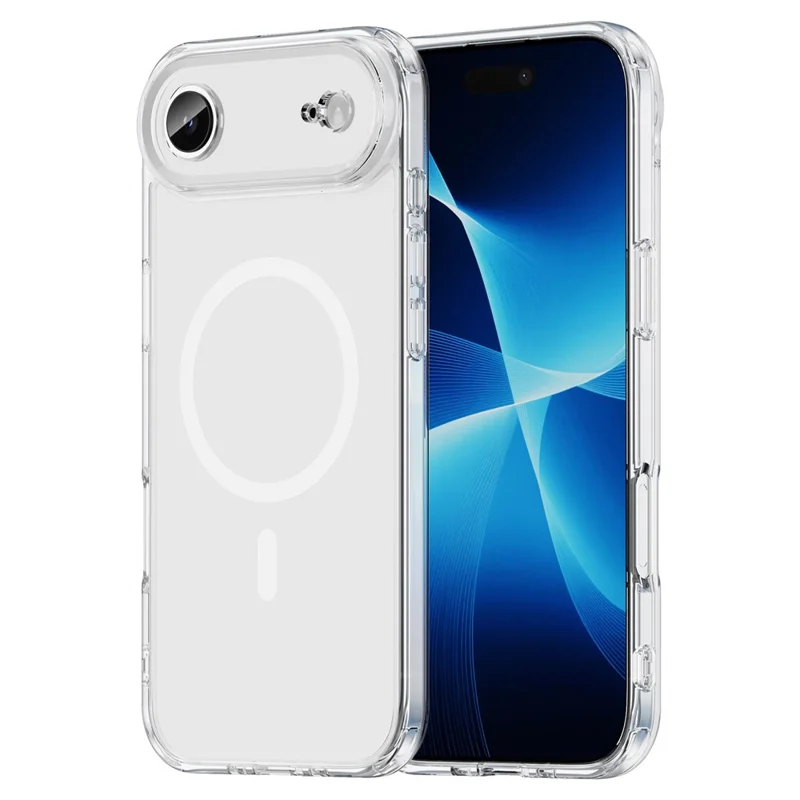 Bulk Purchasing For iPhone 17 Air Magnetic Case TPU Acrylic Phone Back Cover Anti Yellowing - Transparent