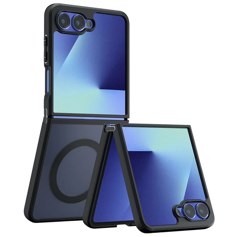 Cover per Samsung Galaxy Z Flip7 5G Compatibile con MagSafe, Cover per Telefono in TPU + PC Opaco con Effetto Soft-Touch