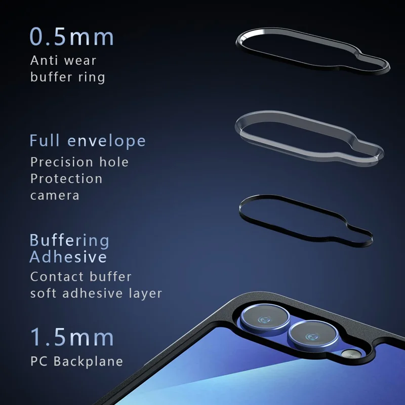 Cover per Samsung Galaxy Z Flip7 5G Compatibile con MagSafe, Cover per Telefono in TPU + PC Opaco con Effetto Soft-Touch