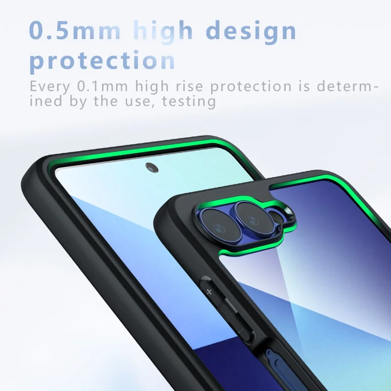 Cover per Samsung Galaxy Z Flip7 5G Compatibile con MagSafe, Cover per Telefono in TPU + PC Opaco con Effetto Soft-Touch