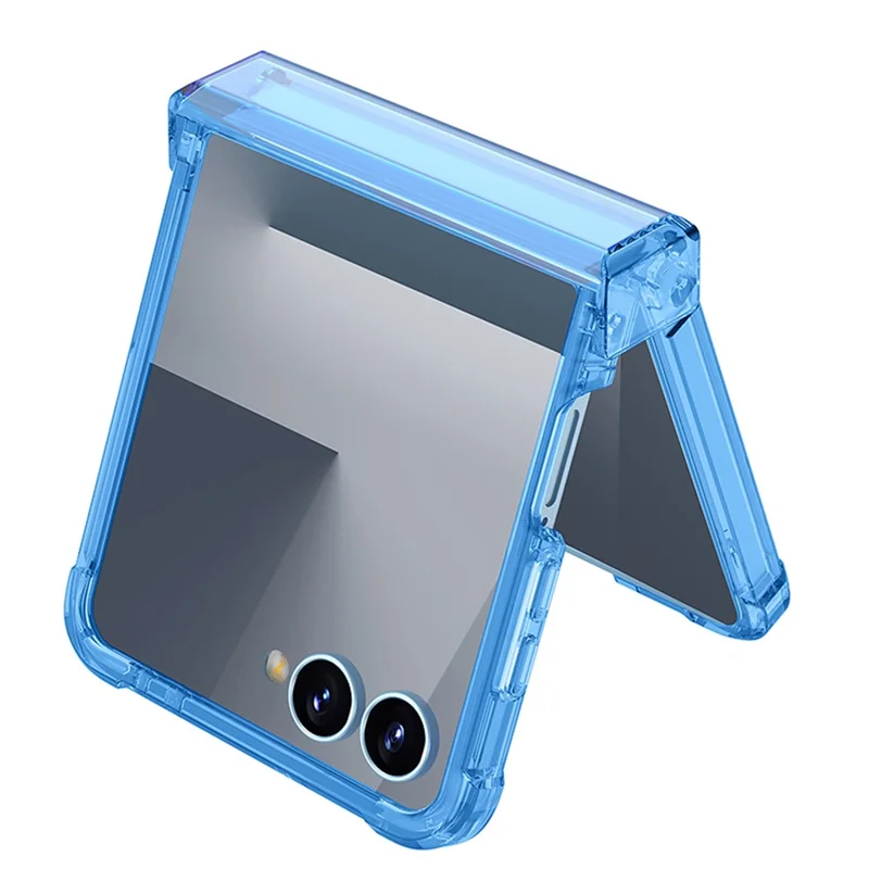 GKK Para Samsung Galaxy Z Flip7 5G Funda Magnética con Protección de Bisagra Antichoque - Azul