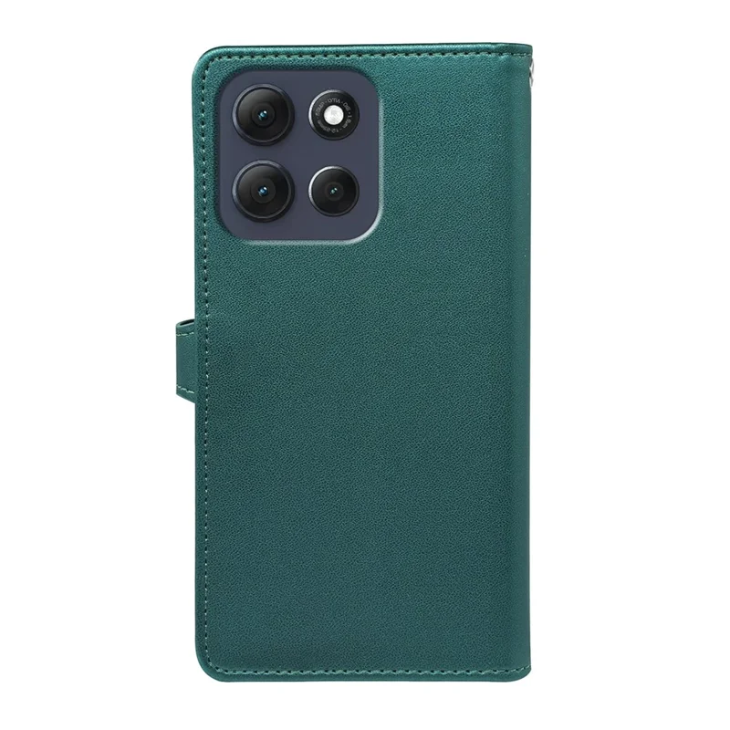 Pour Motorola Moto G86 5G Étui avec 9 Emplacements pour Cartes en Cuir PU Support Housse de Téléphone - Vert