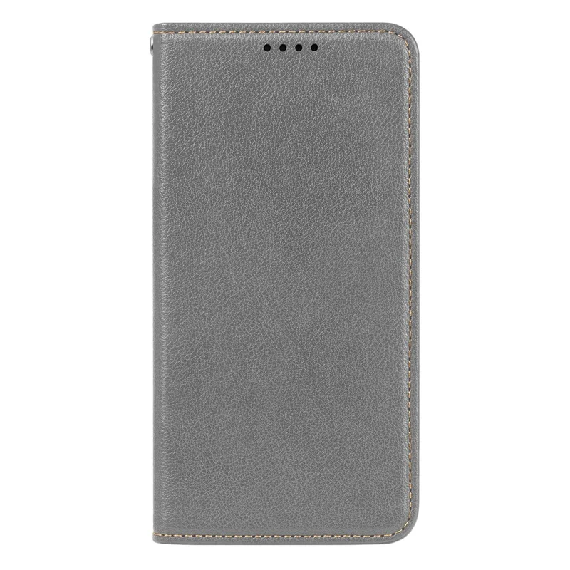 Étui Portefeuille pour Motorola Moto G86 5G avec Blocage RFID, Housse de Téléphone en Cuir avec Fermeture Magnétique Robuste - Gris