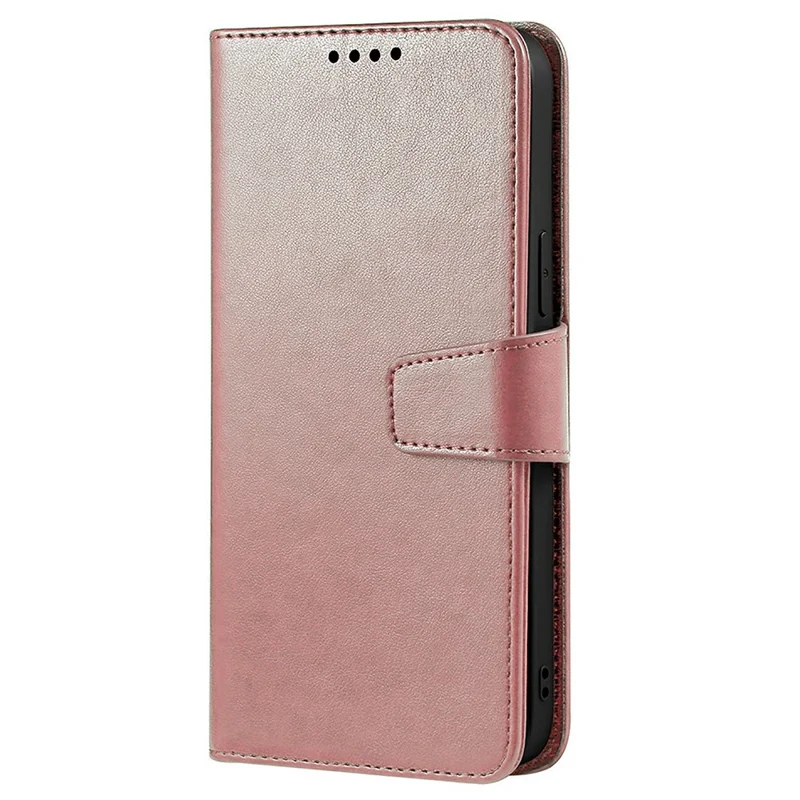 Pour Motorola Moto G86 5G Étui Support Porte-Cartes Portefeuille Housse en Cuir pour Téléphone - Or Rose