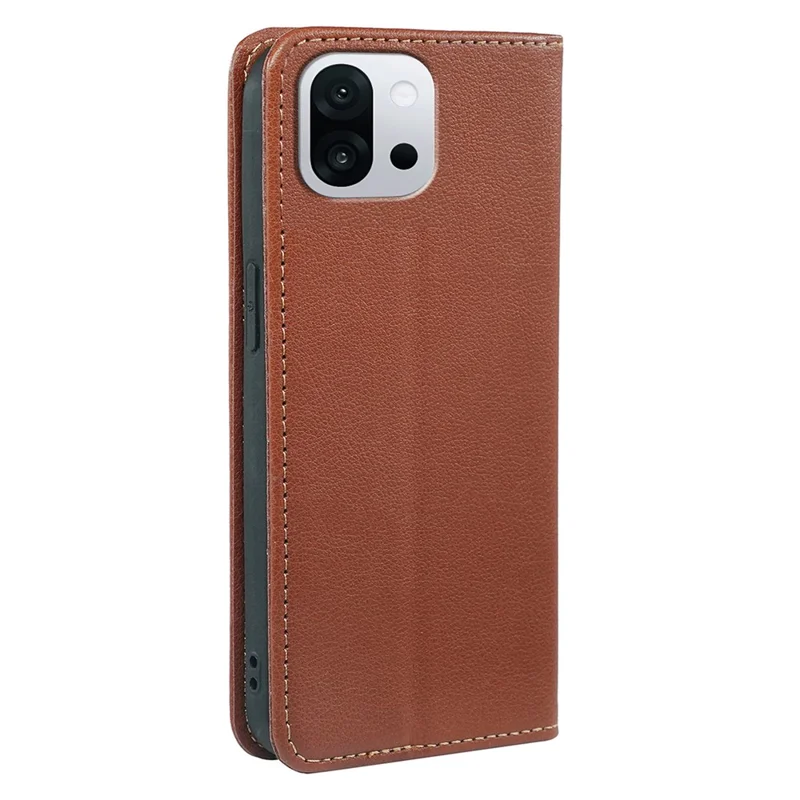 Fo OnePlus 13T 5G Case Wallet RFID Blocking Leather Phone Cover Strong Magnetic Closure - Brown