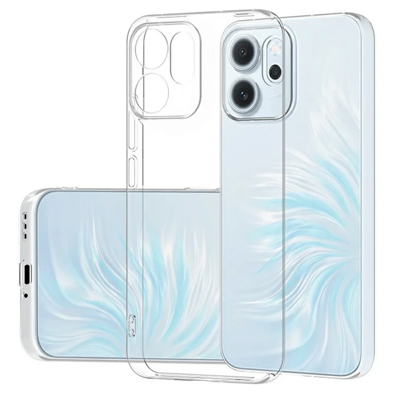 Pour Oppo Reno14 F 5G Coque Arrière Ultra Fine en TPU Flexible Transparent Étui de Protection