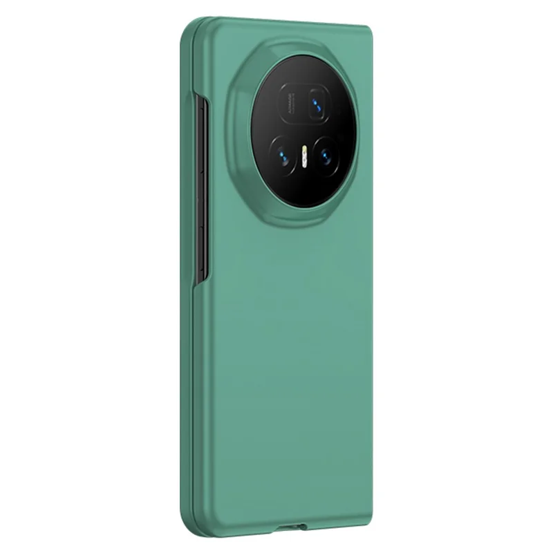 Étui pour Honor Magic V5 5G Texture Peau-Tactile Coque Rigide de Téléphone Pliable - Vert Foncé