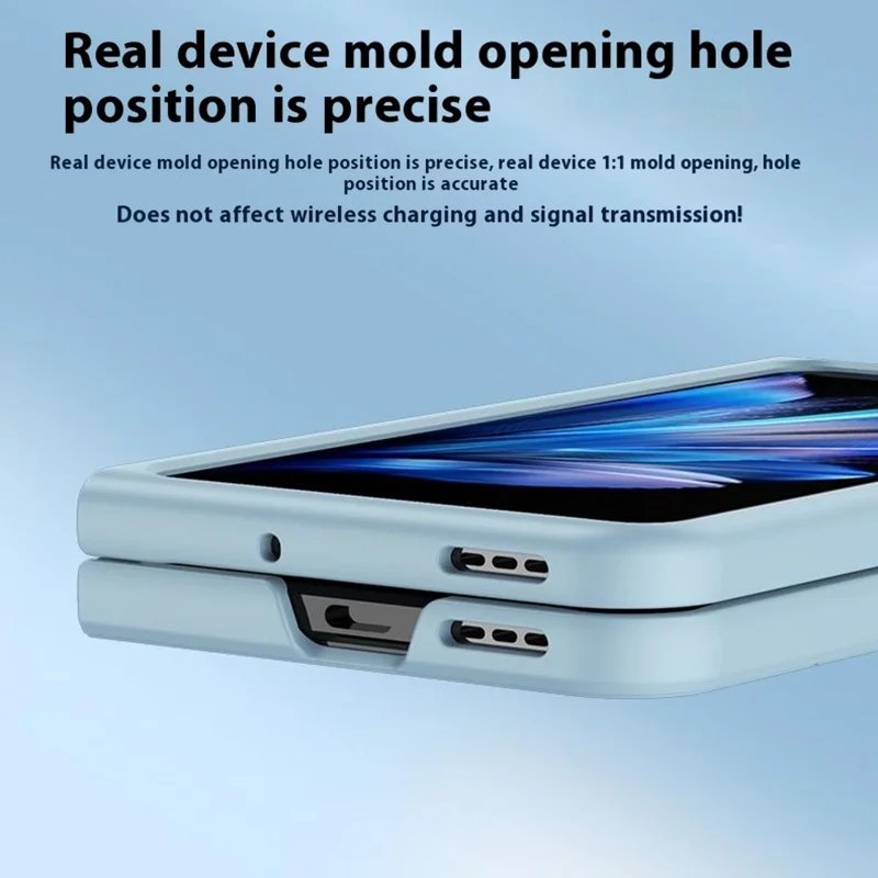 Étui pour Honor Magic V5 5G Texture Peau-Tactile Coque Rigide de Téléphone Pliable - Vert Foncé