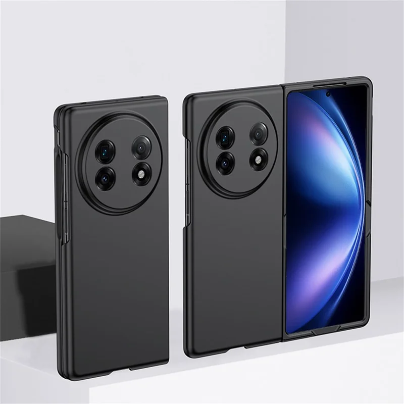For vivo X Fold5 5G Case Skin-Touch Texture Hard PC Folding Phone Cover - Black