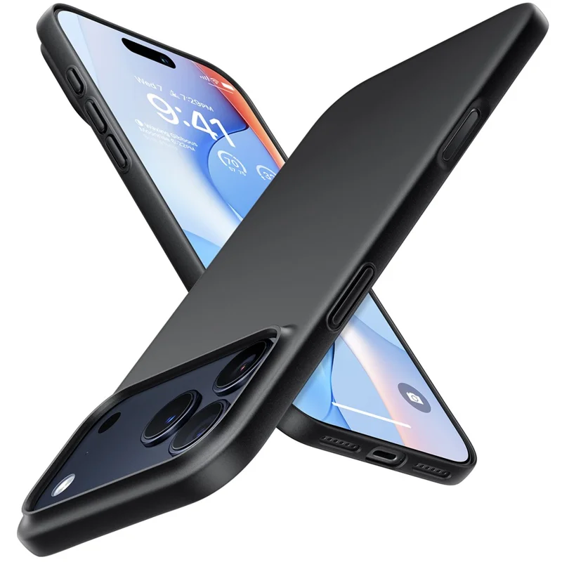 TORRAS Pour Coque iPhone 17 Pro Max Compatible avec MagSafe Rigide PC Antichoc - Noir