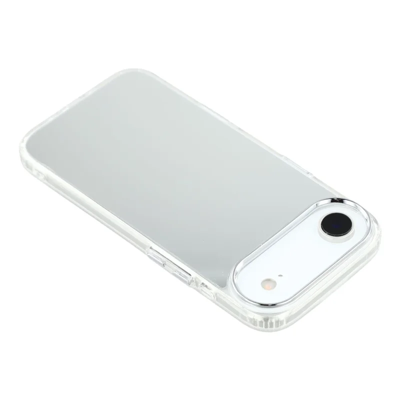 Funda de aire para iPhone 17 Diseño de espejo chapado Funda de teléfono a prueba de golpes TPU + Acrílico