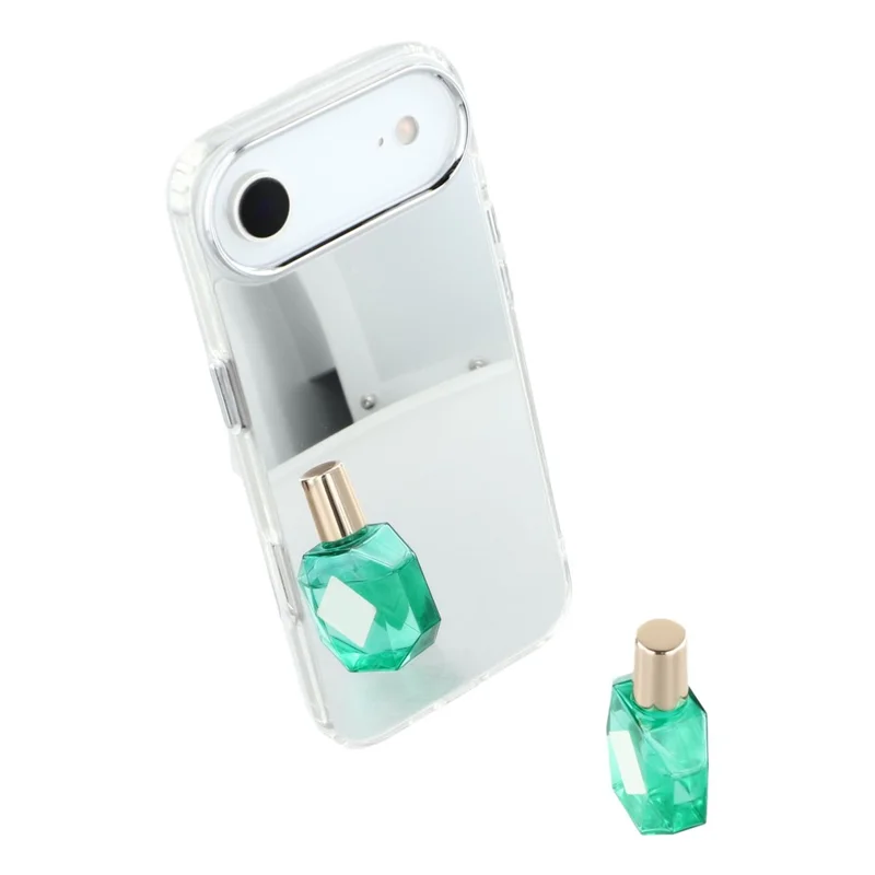 Funda de aire para iPhone 17 Diseño de espejo chapado Funda de teléfono a prueba de golpes TPU + Acrílico