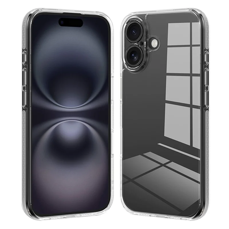 XUNDD Para iPhone 16 Funda Transparente Rígida Anti-Arañazos para Móvil