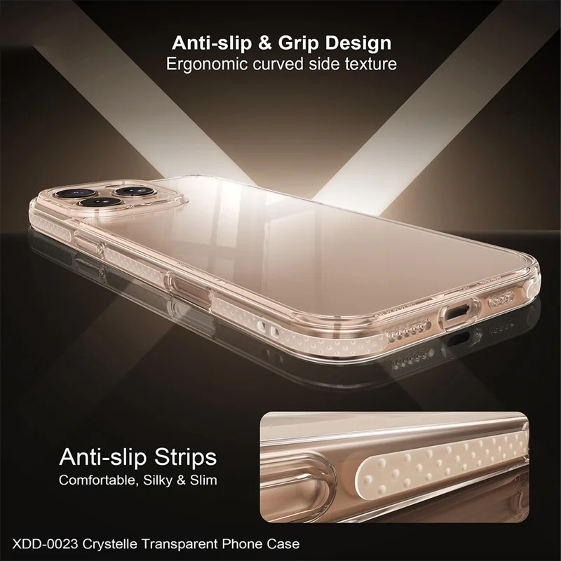 XUNDD For iPhone 16 Pro Clear Phone Case Anti-Scratch Hard PC Mobile Back Cover