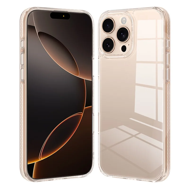 XUNDD For iPhone 16 Pro Max Clear Phone Case Anti-Scratch Hard PC Mobile Back Cover