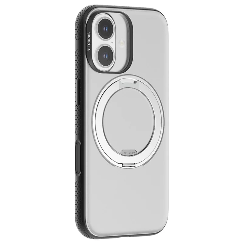 TORRAS O Fitness Serie Hülle für iPhone 17 mit MagSafe kompatibel - TPU PC Ständer Handyhülle - Schwarz
