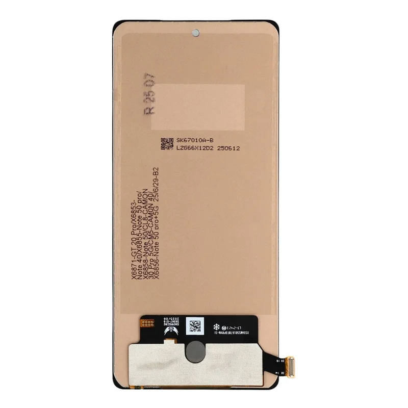 For TECNO Camon 30 Pro 5G CL8 / Camon 40 4G CM5 Grade C LCD Screen and Digitizer Assembly Replacement Part (Incell Technology) (Without Logo)