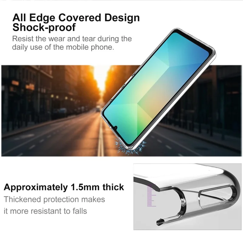 IMAK UX-10 Series For Samsung Galaxy A07 4G Clear Phone Case Soft TPU Mobile Back Cover