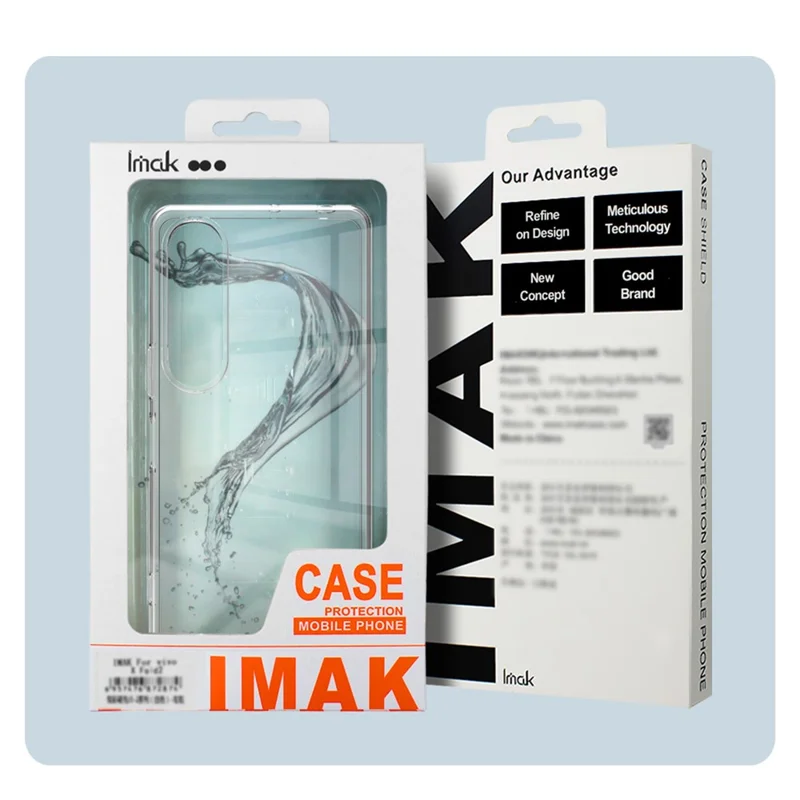 IMAK UX-10 Series For Samsung Galaxy S25 Edge Clear Phone Case Soft TPU Mobile Back Cover