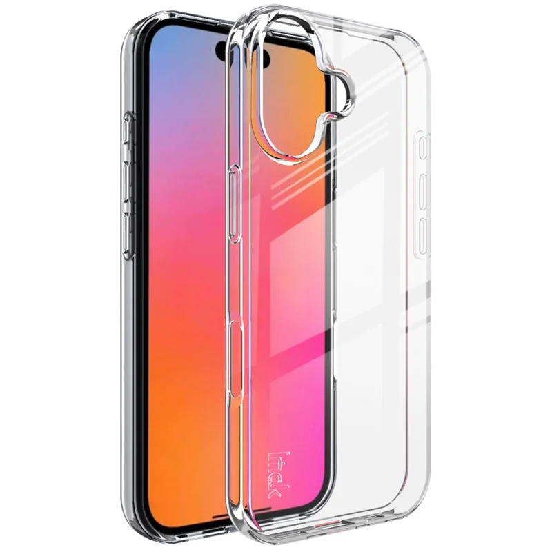 IMAK UX-10 Series For iPhone 17 Clear Phone Case Soft TPU Mobile Back Cover
