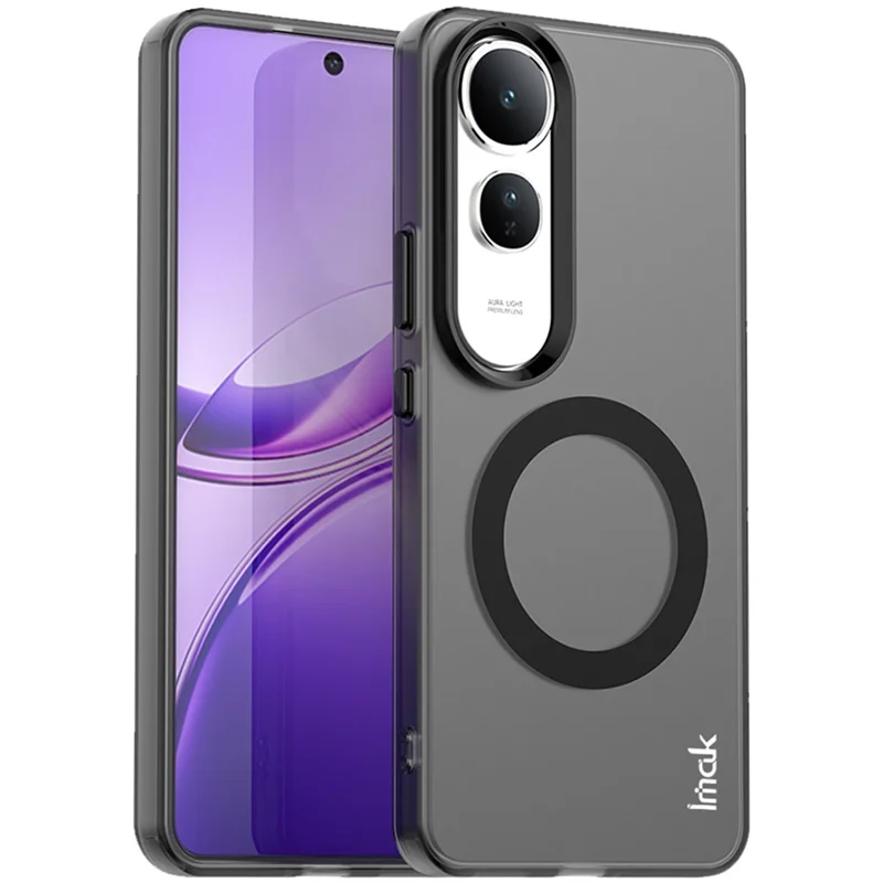 IMAK For vivo V50 Lite 5G Case Compatible with MagSafe PC + TPU Protective Phone Back Cover - Black
