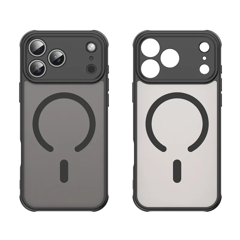 Cover per iPhone 17 Pro Max Compatibile con MagSafe Antiurto PC + TPU - Nero