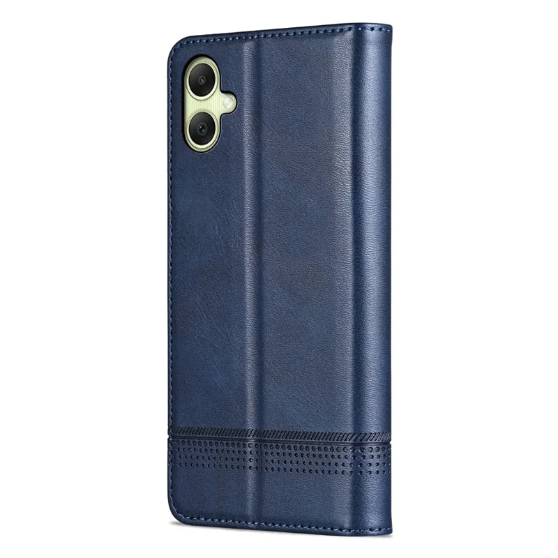 AZNS For Samsung Galaxy A07 5G / A07 4G Case Cowhide Texture PU Leather Wallet Phone Cover - Blue