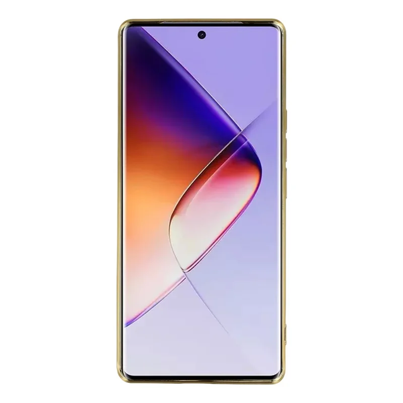 Pour Infinix Note 40 Pro 4G / 5G / Note 40 Pro+ Coque Électroplaquée en TPU Souple avec Support Caché d'Astronaute - Bleu