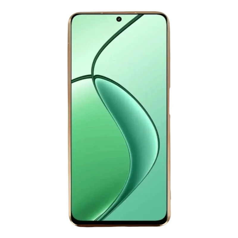 Cover per Realme 12 5G con Placcatura Elettrolitica, Custodia in TPU Morbido con Astronauta e Supporto Nascosto - Rosa
