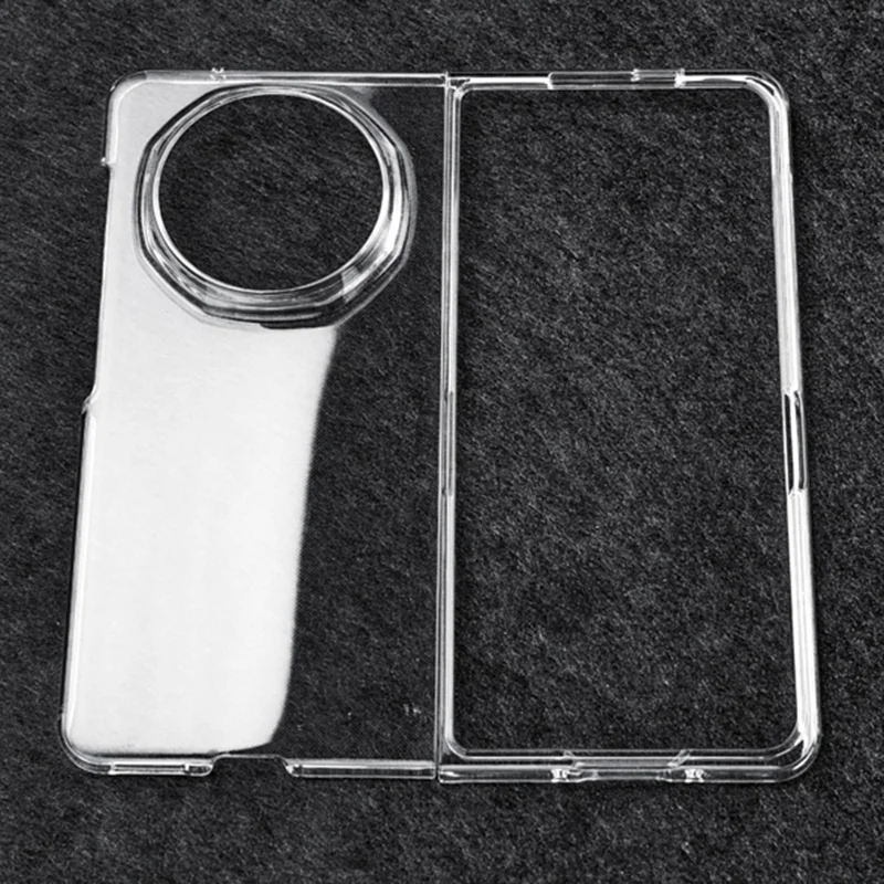 For Honor Magic V5 5G Fold Clear Case Anti-Drop Hard PC Phone Cover