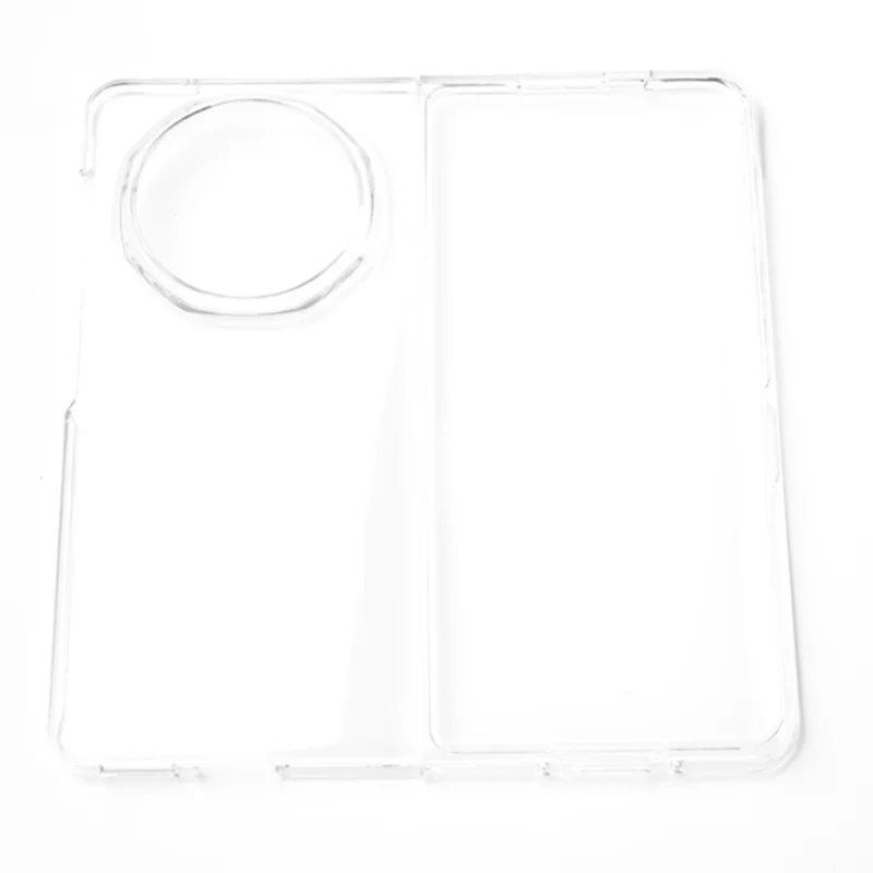 For Honor Magic V5 5G Fold Clear Case Anti-Drop Hard PC Phone Cover