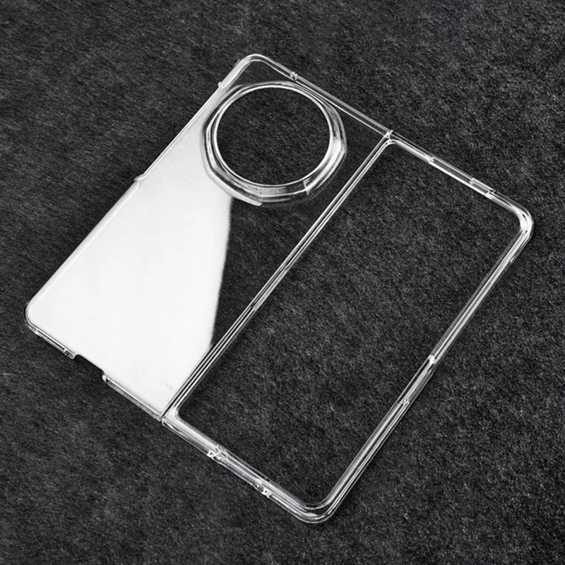 For Honor Magic V5 5G Fold Clear Case Anti-Drop Hard PC Phone Cover
