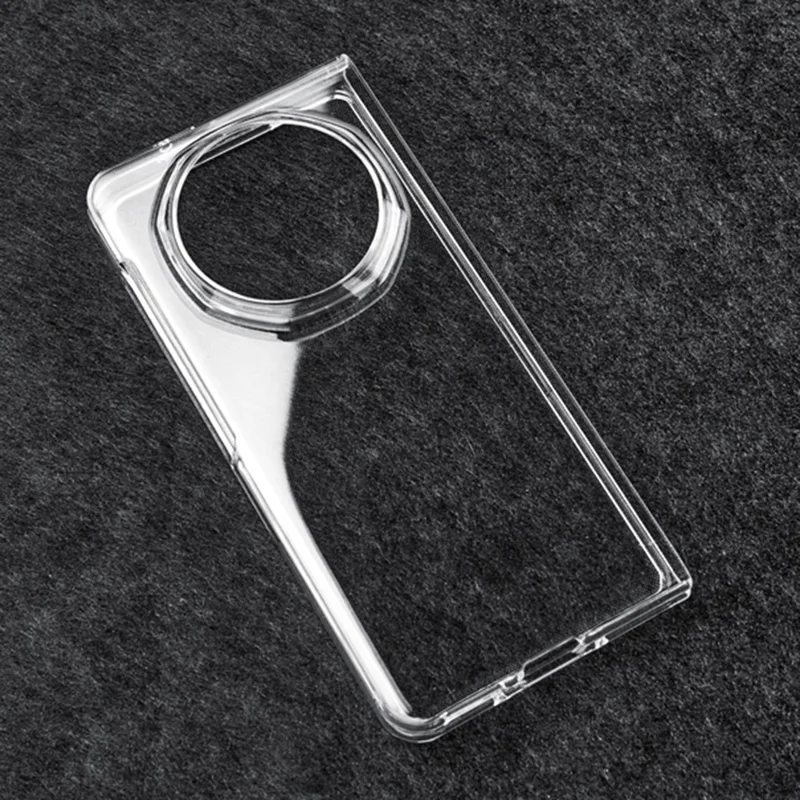 For Honor Magic V5 5G Fold Clear Case Anti-Drop Hard PC Phone Cover