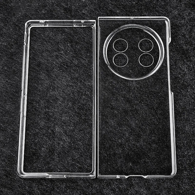 Für vivo X Fold5 5G Fold Klare Hülle Stoßfeste Hartkunststoff-Handyhülle