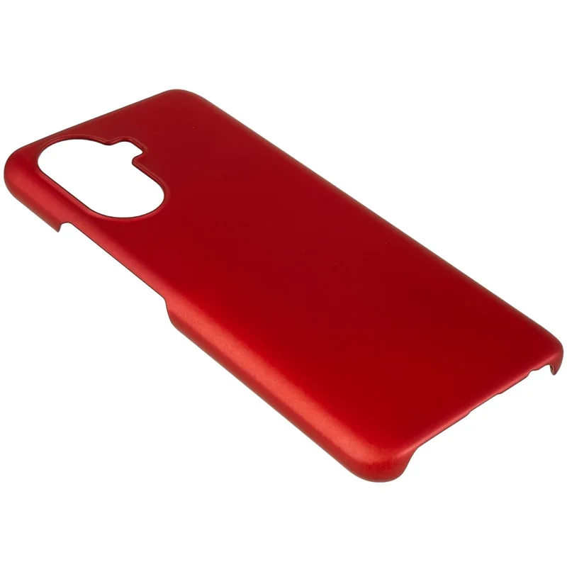 For Huawei Enjoy 50 Rubberized Glossy Hard PC Back Case Cellphone Protective Cover - Red