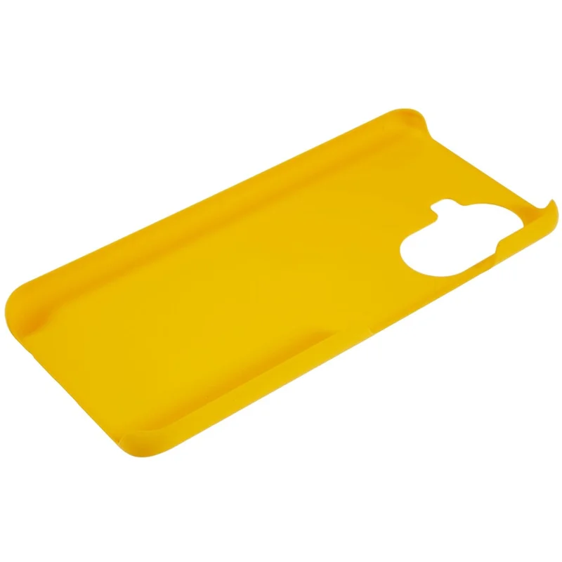 For Huawei Enjoy 50 Rubberized Glossy Hard PC Back Case Cellphone Protective Cover - Yellow