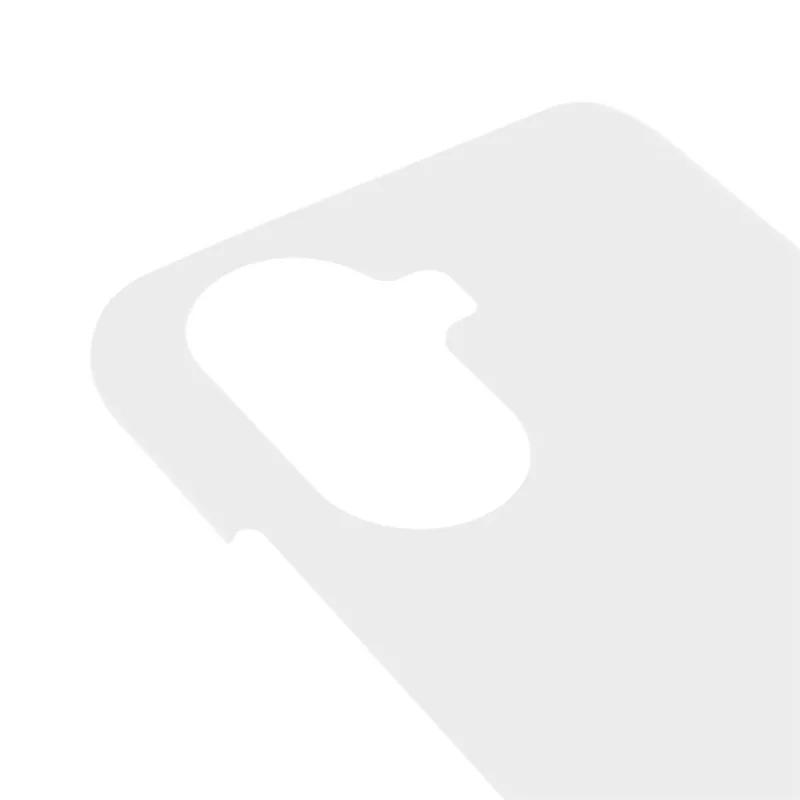 For Huawei Enjoy 50 Rubberized Glossy Hard PC Back Case Cellphone Protective Cover - White