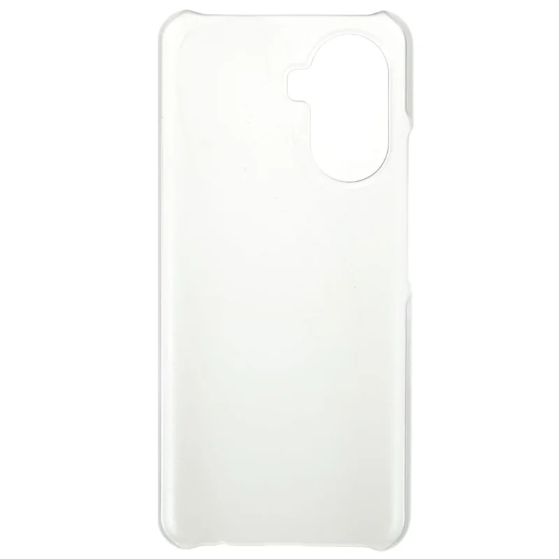For Huawei Enjoy 50 Rubberized Glossy Hard PC Back Case Cellphone Protective Cover - Transparent