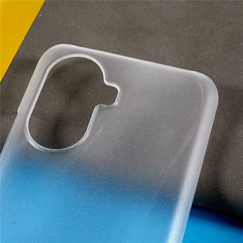 For Huawei Enjoy 50 Rubberized Glossy Hard PC Back Case Cellphone Protective Cover - Transparent