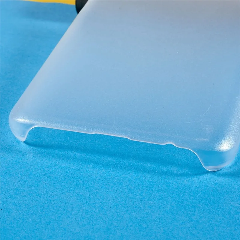 For Huawei Enjoy 50 Rubberized Glossy Hard PC Back Case Cellphone Protective Cover - Transparent