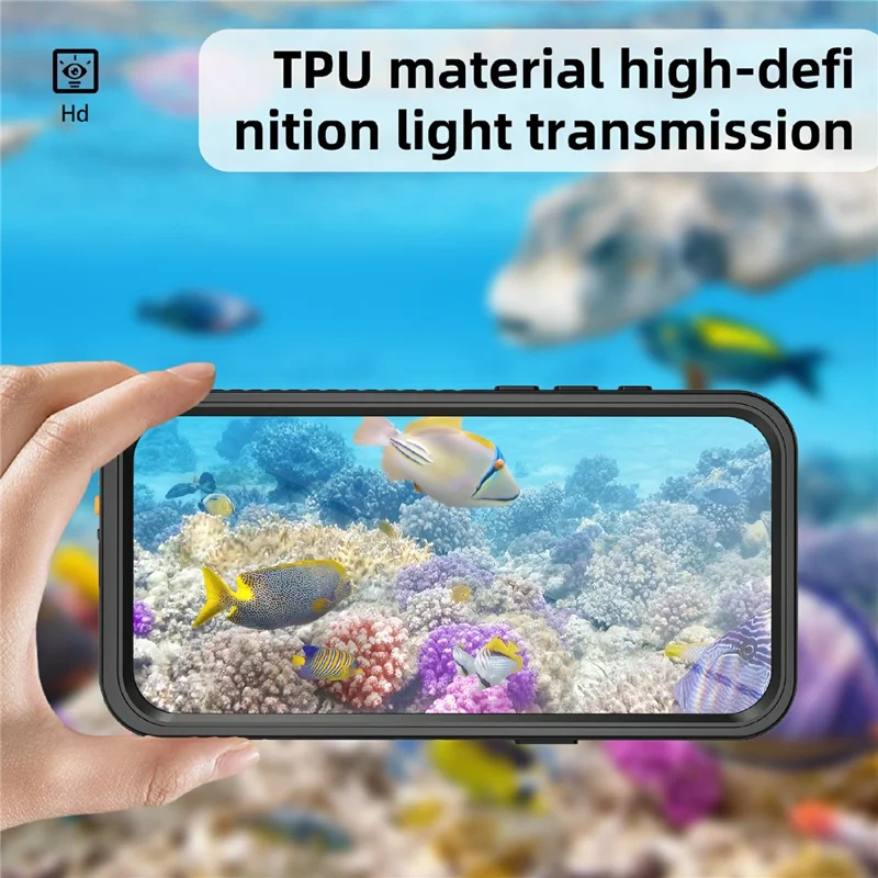 REDPEPPER FS / FM Série Étui Étanche à l'Air IP68 Antichoc pour iPhone 17 avec Protection Intégrale