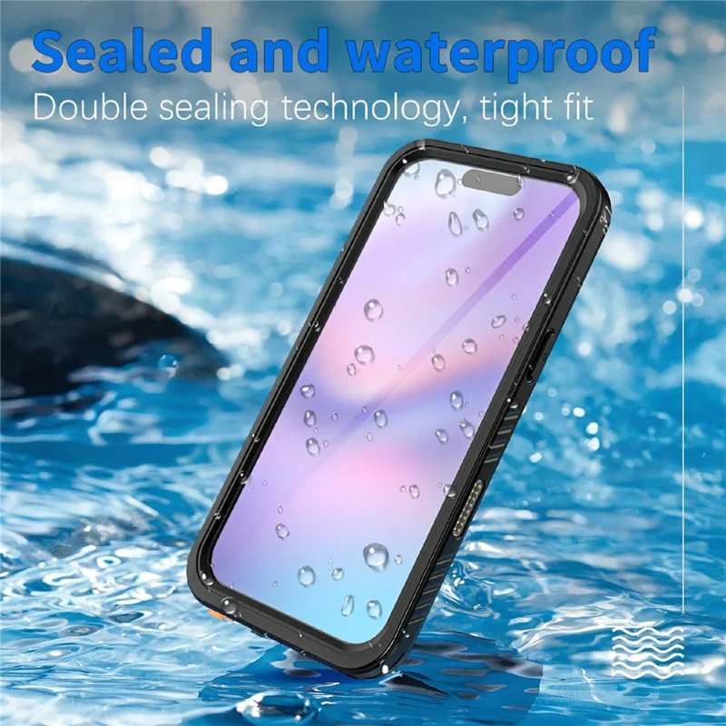 REDPEPPER FS / FM Série Étui Étanche à l'Air IP68 Antichoc pour iPhone 17 avec Protection Intégrale