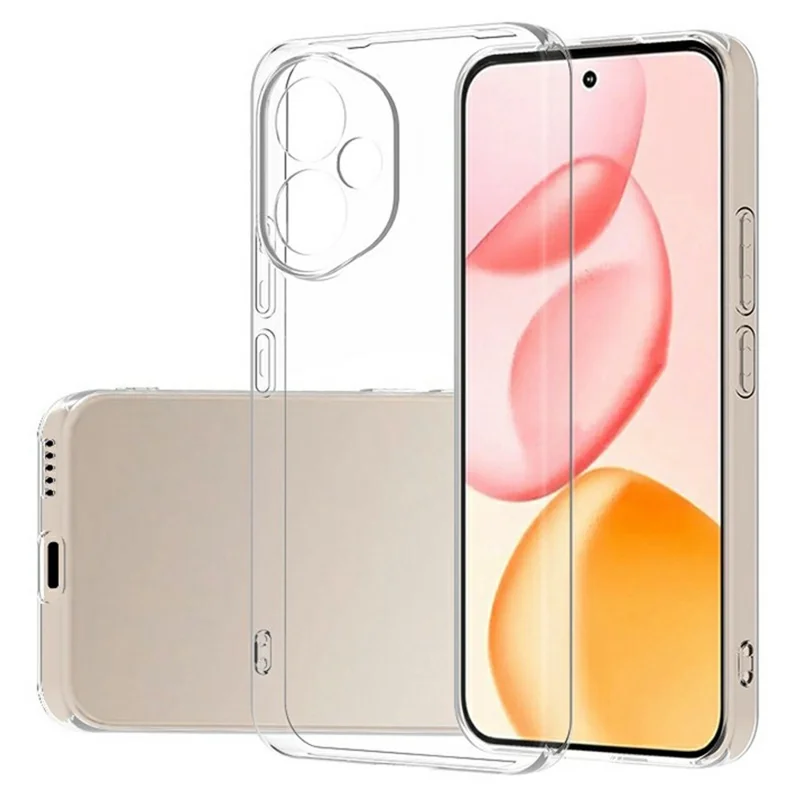 For Honor 400 5G (Global) Back Cover Ultra Thin Flexible TPU Clear Phone Case
