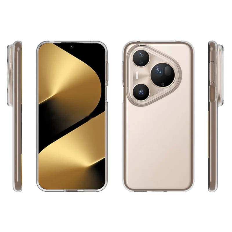 10Pcs  /  Pack For Huawei Pura 80 Ultra Case Watermark Free TPU Protective Clear Phone Cover