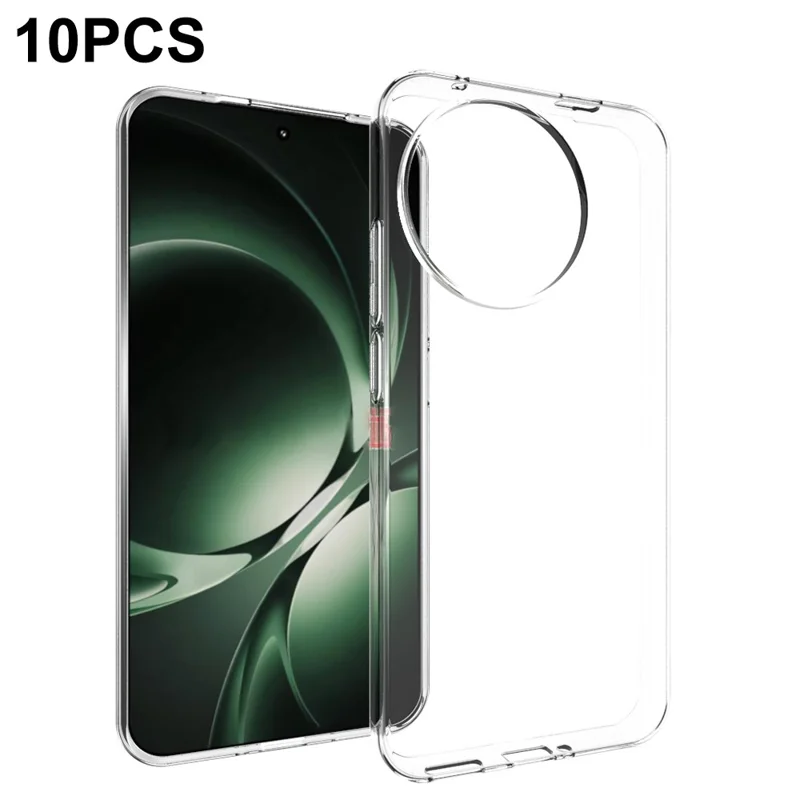 10Pcs  /  Pack For Xiaomi Redmi K80 Ultra 5G Case Watermark Free TPU Protective Clear Phone Cover